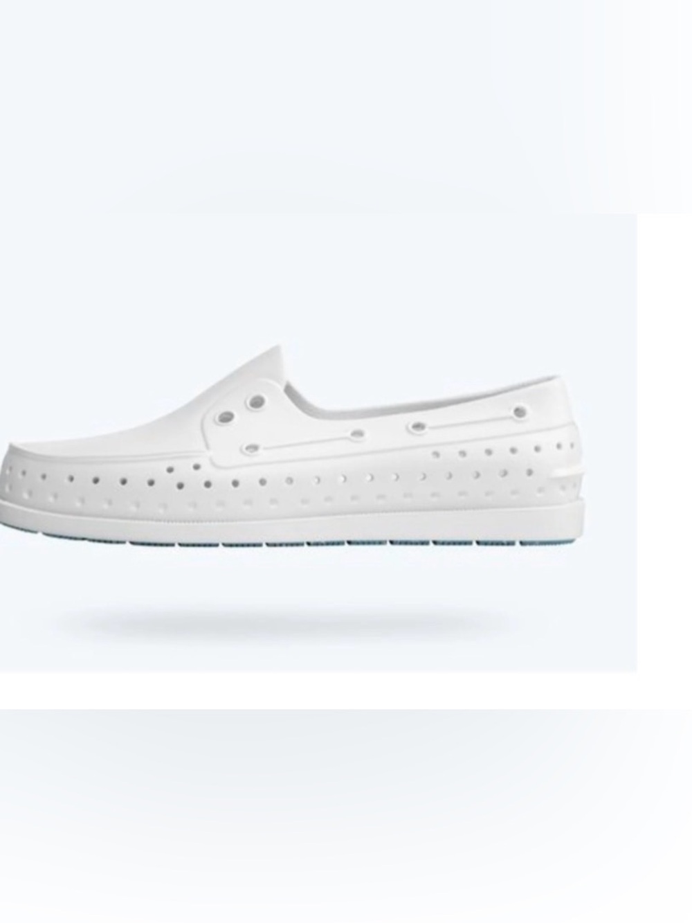 NATIVE HOWARD SUGARLITE WHITE  DECK SHOE NEW KIDS 11